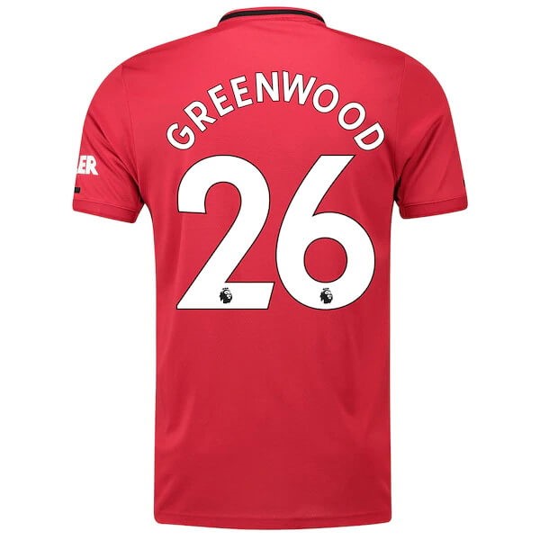 Camiseta Manchester United NO.26 Greenwood Primera equipo 2019-20 Rojo